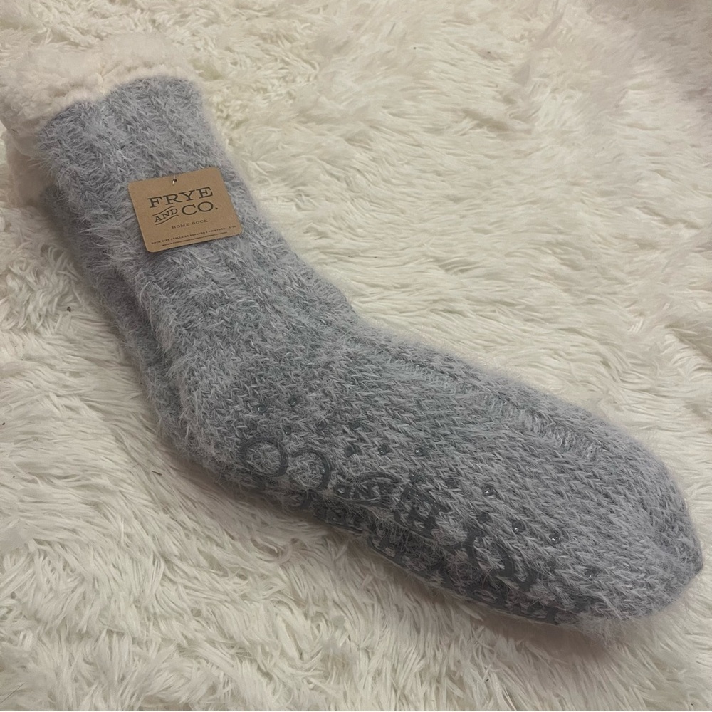 Frye and Co Home Sock Cozy Grey NWT